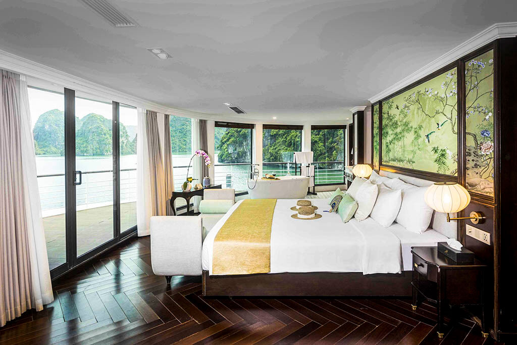 Unwind in ultra-luxury suites